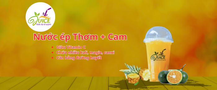 ảnh đại diện cho bài viết này về nước ép cam thơm