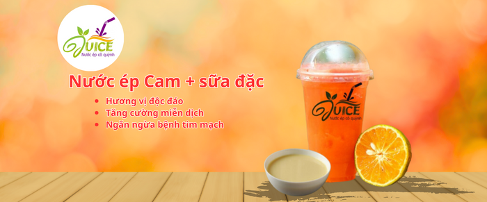 ảnh đại diện cho bài viết này về uổng nhiều nước ép cam + sữa đặc có tốt không?