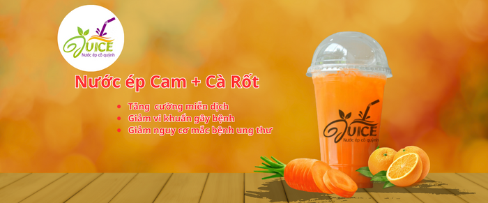 NƯỚC ÉP CAM MIX VỚI CÀ RỐT UỐNG CÓ LỢI ÍCH GÌ? - NƯỚC ÉP CÔ QUỲNH