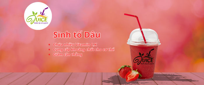 ảnh đại diện cho bài viết này về cách làm sinh tố dâu