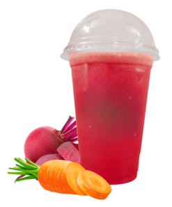 Nước ép dền + cà rốt